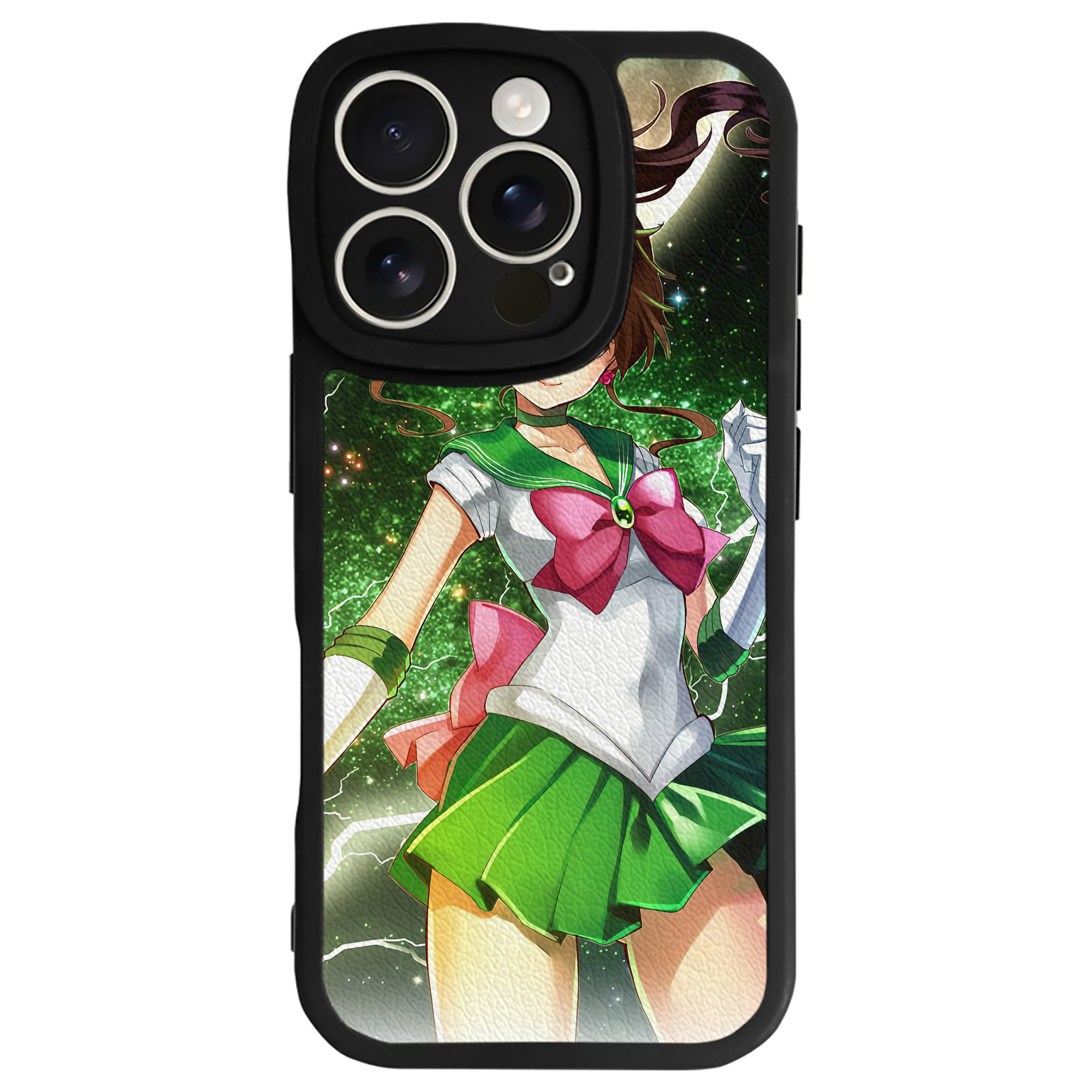 （画像用） 美少女戦士セーラームーン Sailor Moon 【iPhone 16シリーズ対応】シリコンスマホケース（レザー調） 材質：シリコン